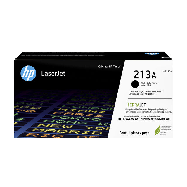 HP - Tonerkartusche w2130a 213a schwarz