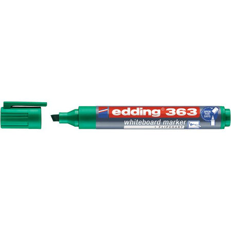 Edding - Whiteboardmarker 363 diagonal 1-5mm grün | 10 Stück