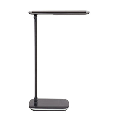 MAUL - Schreibtischlampe Jazzy LED-Sockel dimmbar + USB-Anschluss schwarz