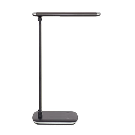 MAUL - Schreibtischlampe Jazzy LED-Sockel dimmbar + USB-Anschluss schwarz