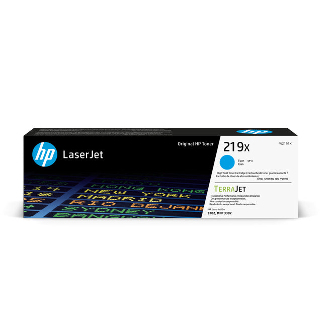 HP - Tonerkartusche w2191x 219x blau