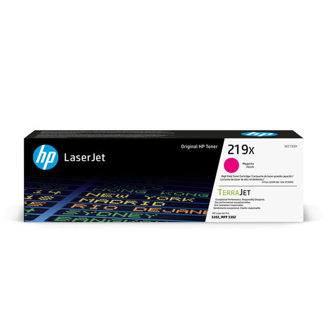 HP - Tonerkartusche w2193x 219x rot