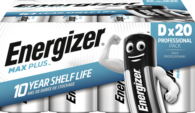 Energizer - Batterie Max Plus 20xD Alkaline