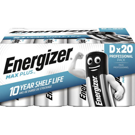 Energizer - Batterie Max Plus 20xD Alkaline