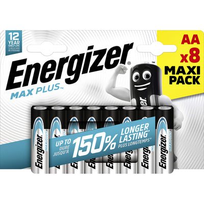 Energizer - Batterie Max Plus 8xAA Alkaline