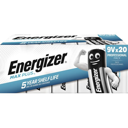 Energizer - Batterie Max Plus 20x9V Alkaline