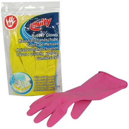 Huishoudhandschoen Multy Latex Medium sortiert