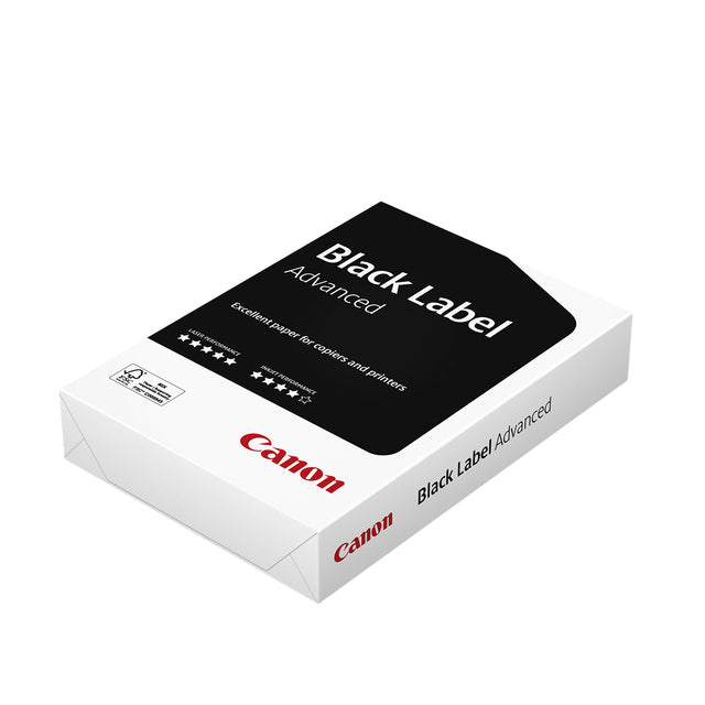 Canon - Kopierpapier Black Label Advanced A3 80gr weiß 500 Blatt | 5 Stück