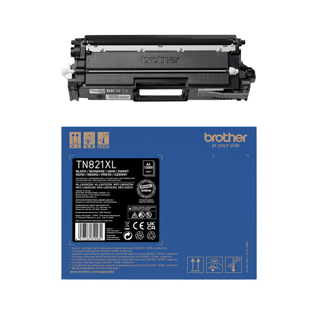 Bruder - Toner TN -821XLBK Schwarz