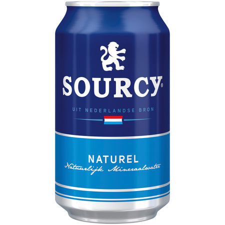 Sourcy -  Water blauw blik 330ml