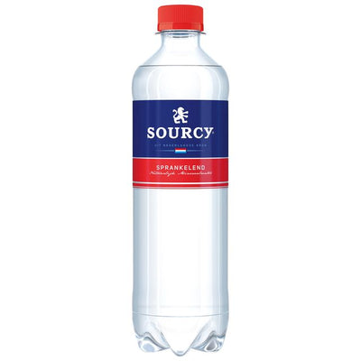 Sourcy - Wasser rote PET-Flasche 500ml | 6 Stück