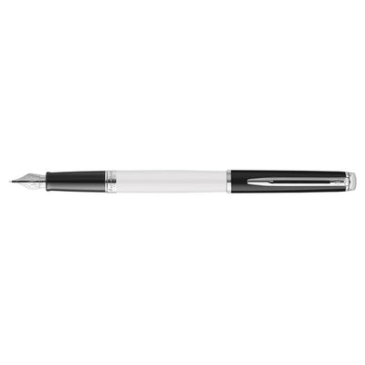 Waterman - Füllfederhalter Hémisphère Color Blocking schwarz und weiß CT fein