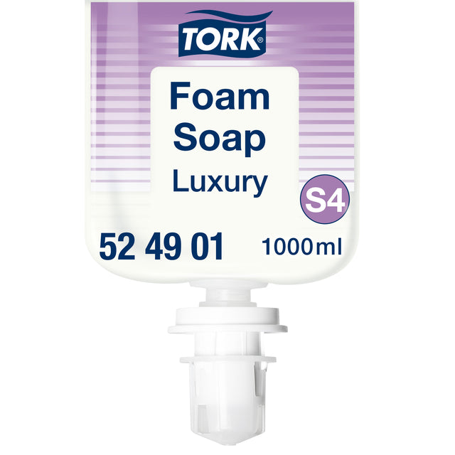 Handseife Tork S4 Schaum 1000ml 524901 | Umkarton mit 6 Flaschen x 1000 Milliliter | 6 Stück
