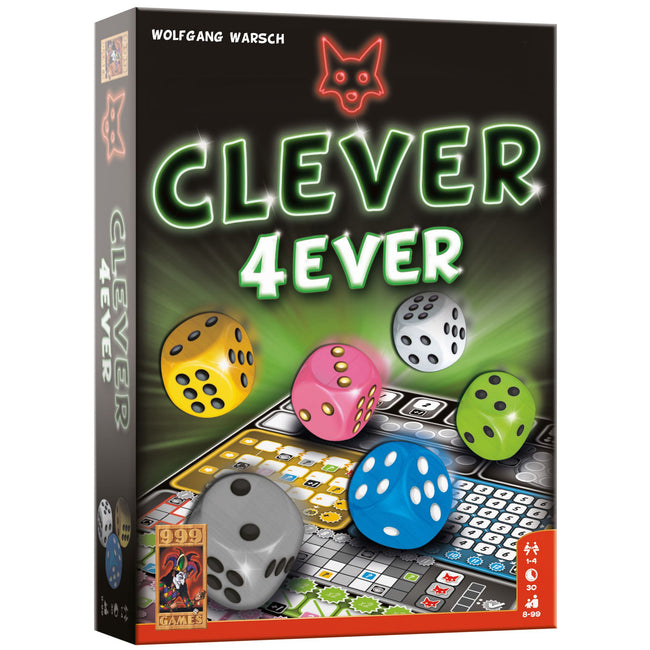 999 Spiele - Würfelspiel Clever 4ever | 12 Stück