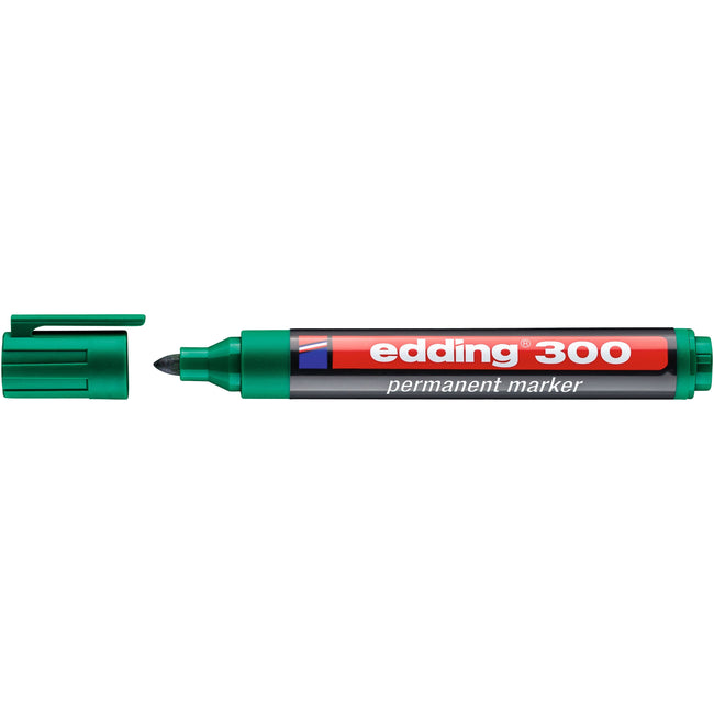 Edding - Filzstift 300 rund 1,5-3mm grün | 10 Stück