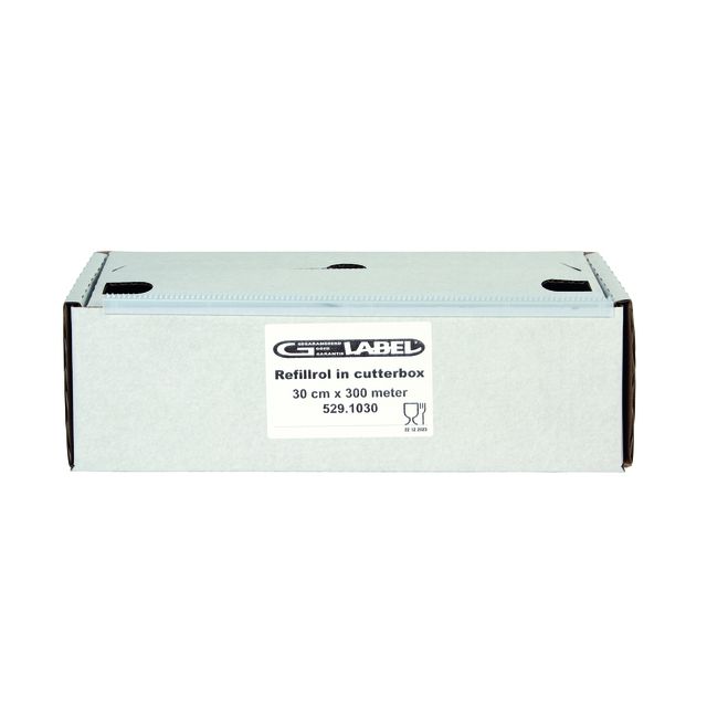 IEZZY - Frischhaltefolie in Schneidebox 30cmx300m 1 Rolle