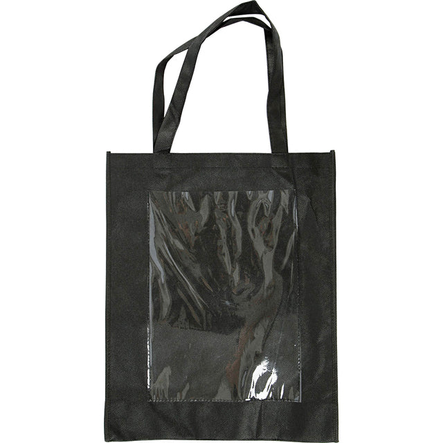 Creativ Company - Tasche 42x34x12cm mit Kunststofffront schwarz
