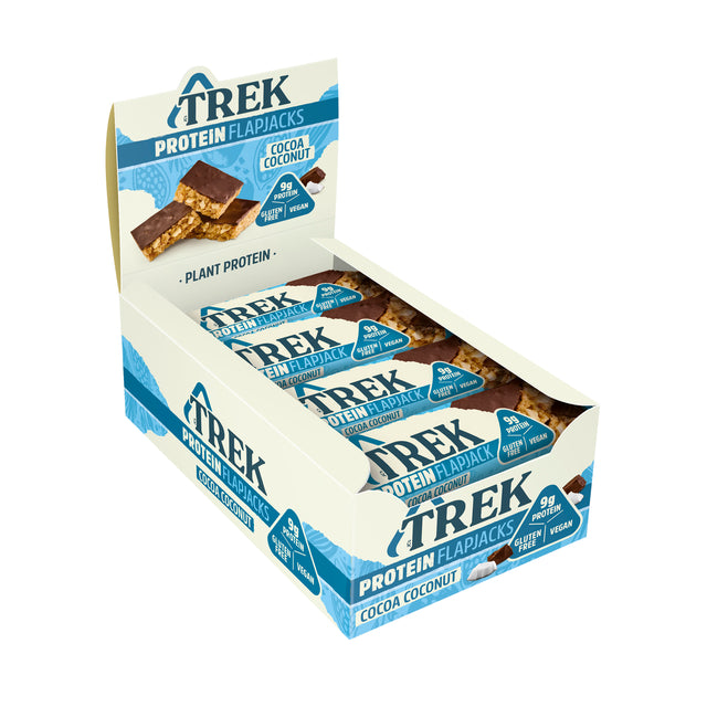 TREK - Proteinriegel Kakao-Kokosnuss 50 Gramm | 16 Stück