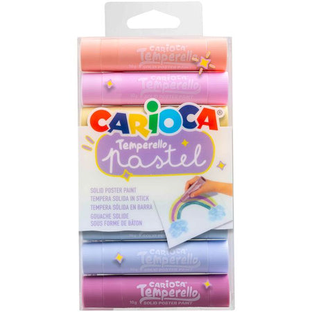 Carioca - Malstift Temperello Set mit 8 Pastellfarben | 6 Stück