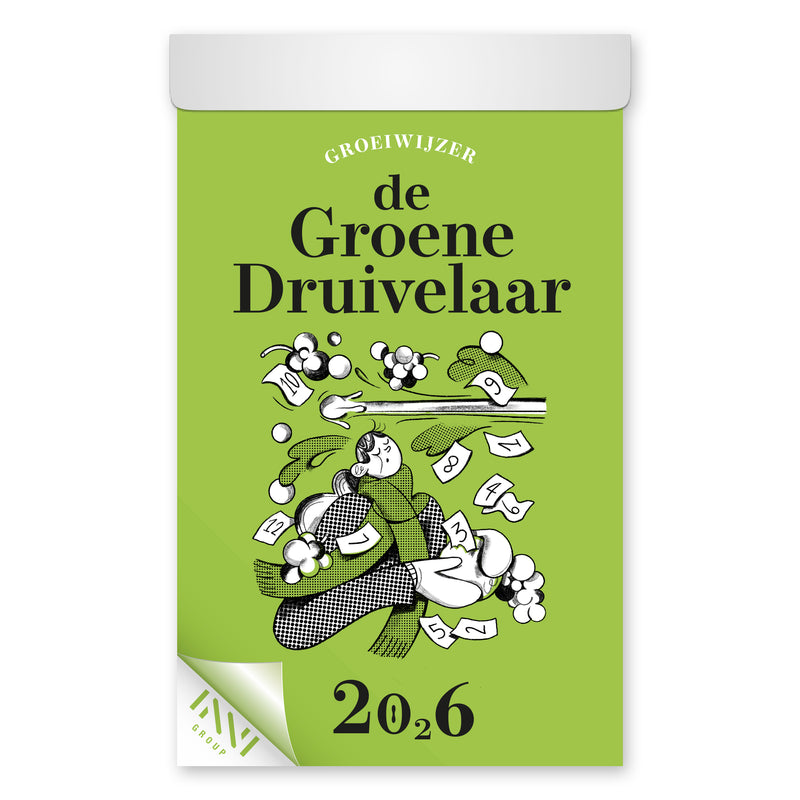 De Druivelaar - Tagestränenkalender 2026 die grüne Weinrebe | 20 Stück