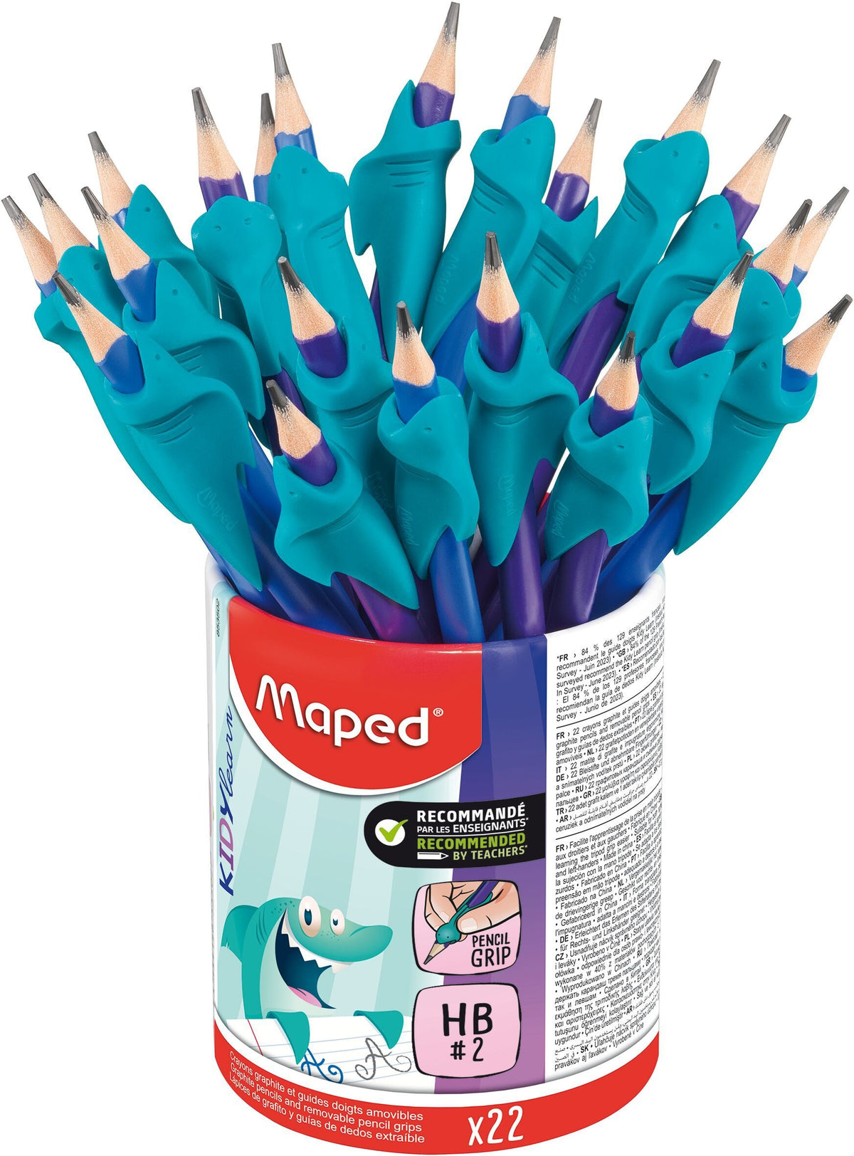 Maped – Bleistift kartierte Dschungelfieber-Fingerhilfe | 22 Stück