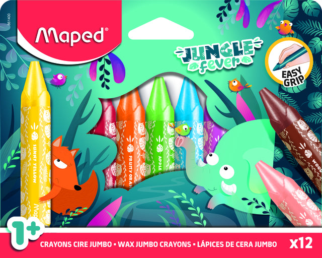 MAPED - WASKRACE JUNGLE FEVER JUMBO SET A 12 Farben