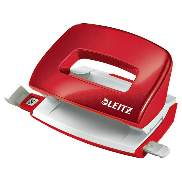 Leitz - Locher nexxt wow mini 10 Blatt rot | 30 Stück
