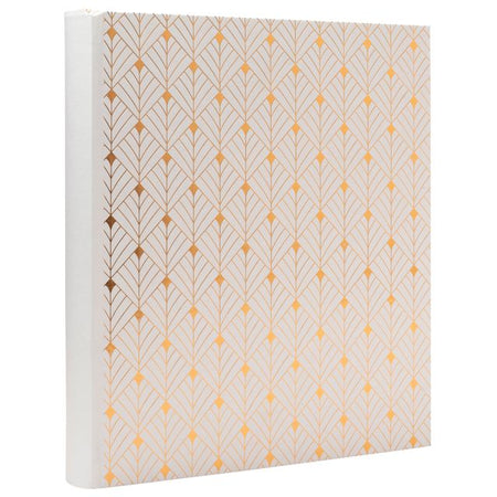 Exacompta - Fotoalbum 29x32cm 60 schwarze Seiten Néo Déco weiß