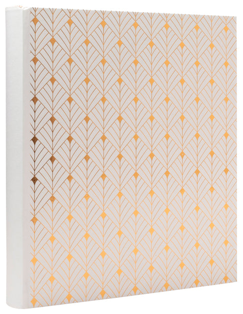 Exacompta - Fotoalbum 29x32cm 60 schwarze Seiten Néo Déco weiß