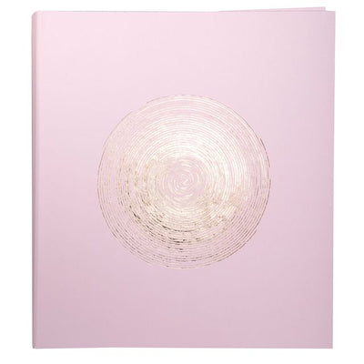Exacompta - Fotoalbum 29x32cm 60 weiße Seiten Ellipse rosa