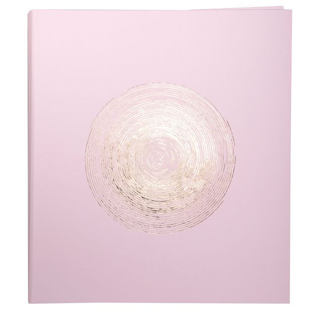 Exacompta - Fotoalbum 29x32cm 60 weiße Seiten Ellipse rosa