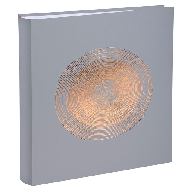 Exacompta - Fotoalbum 29x32cm 60 weiße Seiten Ellipse grau