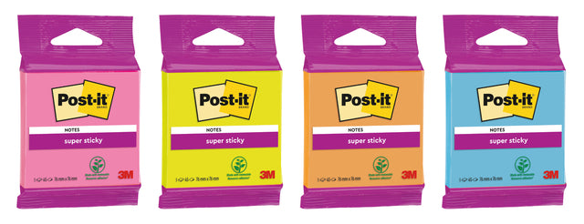 Post -it - Memo Block 3m 6920 SS 76x76mm Arsch. Farbe