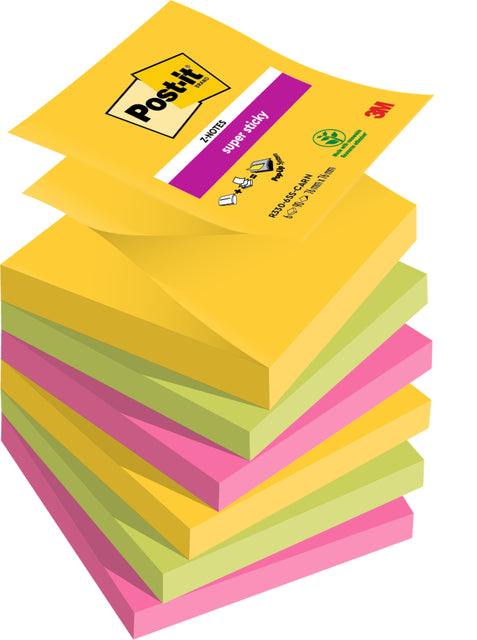 Post-it-MemoBlok 3M Z-Note R330 SS Carnival | 12 Stücke