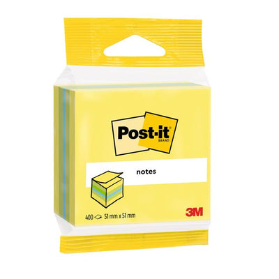 Post-it - Notizblock 3m 2012l 51x51mm Würfel sortierte Farbe