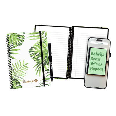 Bambook - Notizbuch Original Tropical A5-Linie 40 Seiten löschbar