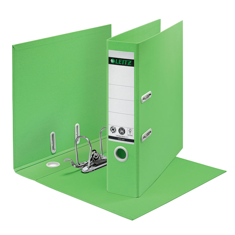 Leitz - Ordner 180° Recycling 80 mm grün