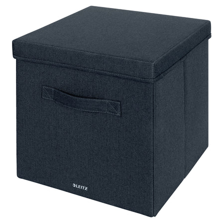 Leitz - Aufbewahrungsbox gepolstert mit Deckel 330x325x380mm grau 2 Stk