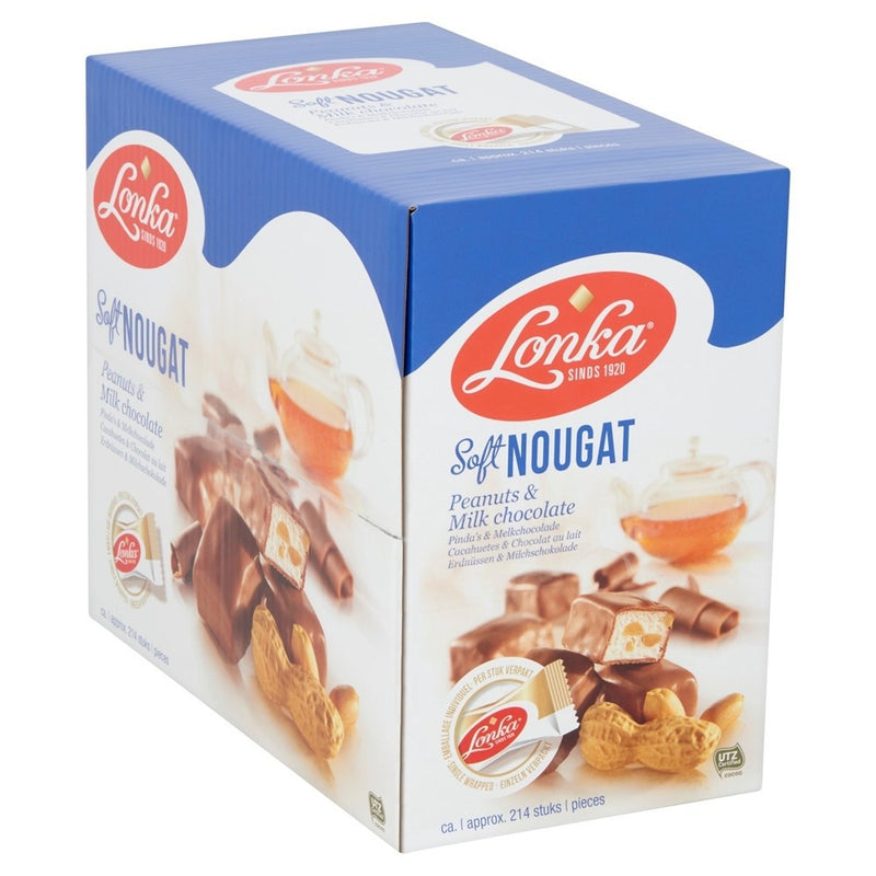 Lonka - Nougat-Erdnussmilch-Box 214 Stück