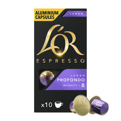 L'or - Kaffeetassen Espresso Lungo Profondo 10 Stück