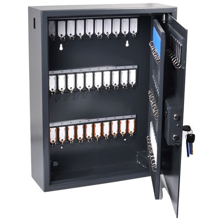 Pavo - Schlüsselschrank hoch y magnetisch mit Fingerabdruckschloss 100 Haken 600x480x150mm