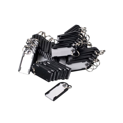 Pavo - Schlüsseletikett magnetisch 50 Stück schwarz