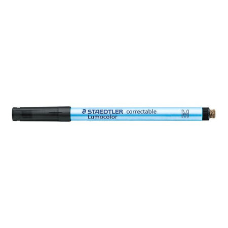 Staedtler - Filzstift Lumocolor 305 non permanent korrigierbar M schwarz | 10 Stück