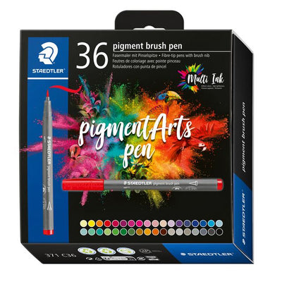 Staedtler - Brushpen PigmentArts Set mit 36 ​​Farben