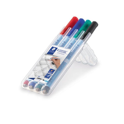 Staedtler - Filzstift Lumocolor 305 non permanent korrigierbar M 4er-Set