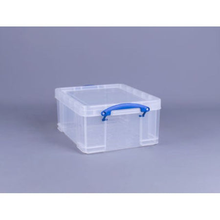 Really Useful Box - Aufbewahrungsbox 21 Liter 450x350x200mm transparent weiß
