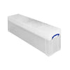 Really Useful Box - Aufbewahrungsbox 77 Liter 1201x270x355mm transparent weiß