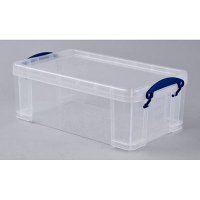Really Useful Box - Aufbewahrungsbox 5 Liter 340x200x125mm transparent weiß