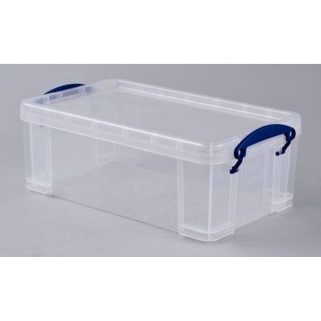 Really Useful Box - Aufbewahrungsbox 5 Liter 340x200x125mm transparent weiß