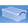 Really Useful Box - Aufbewahrungsbox 12 Liter 465x270x150mm transparent weiß